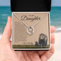 To My Daughter Necklace