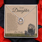 To My Daughter Necklace