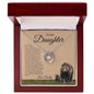To My Daughter Necklace