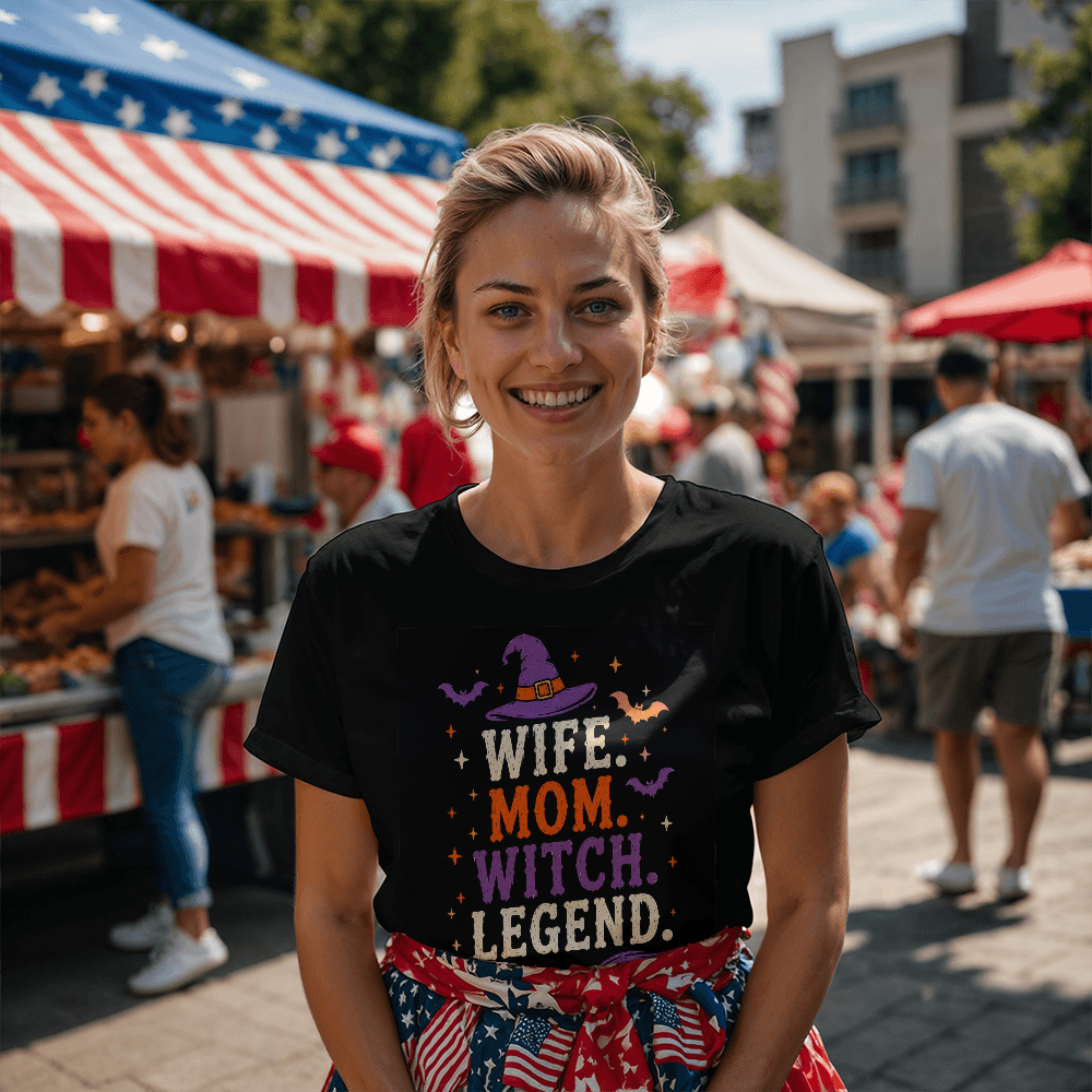 Wife, Mom, Witch, Legend Tee