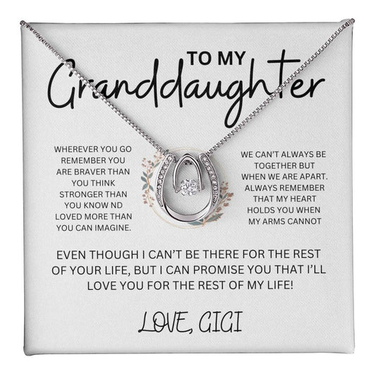 To My Granddaughter - From GiGi