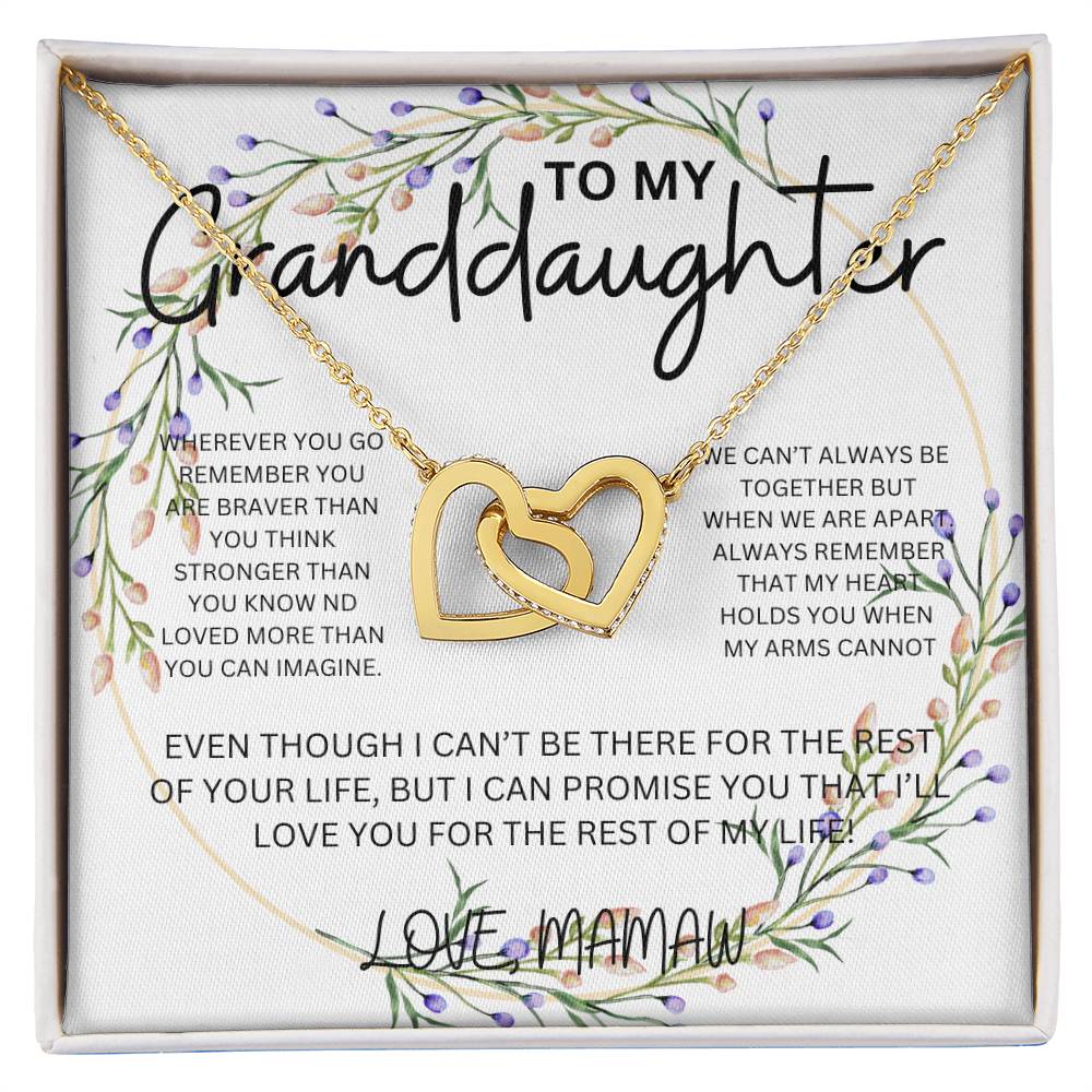 To My Granddaughter - From Mamaw