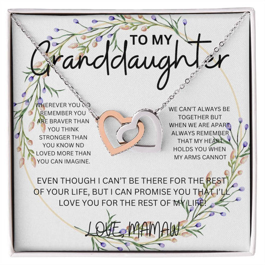 To My Granddaughter - From Mamaw