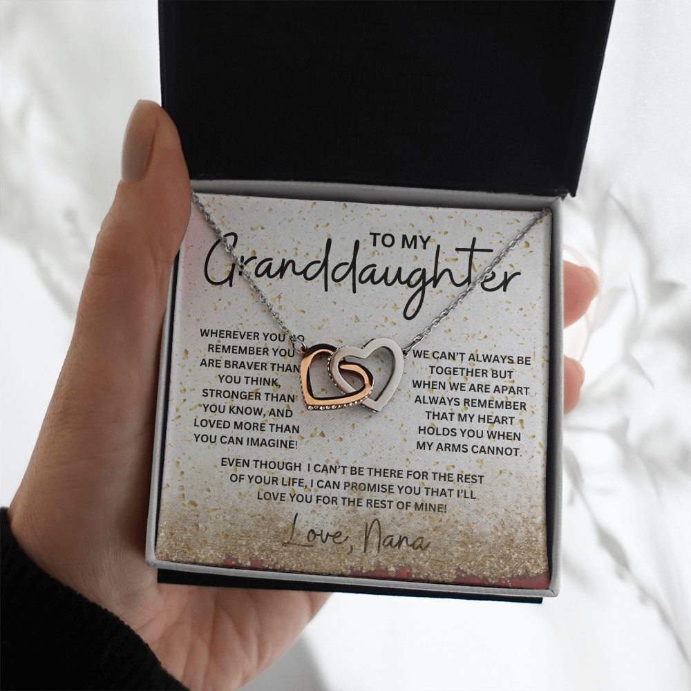To My Granddaughter -Love Nana