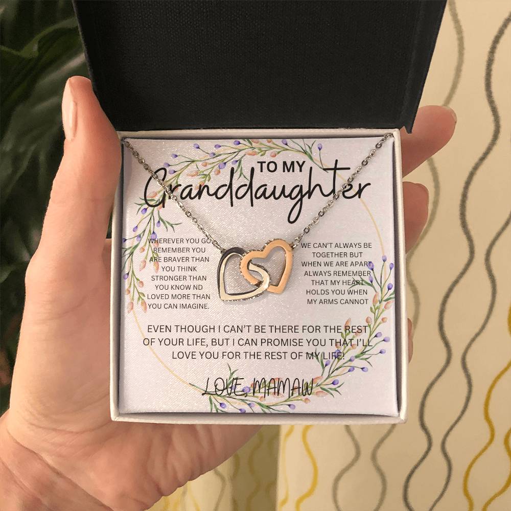 To My Granddaughter - From Mamaw