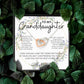 To My Granddaughter - From Mamaw