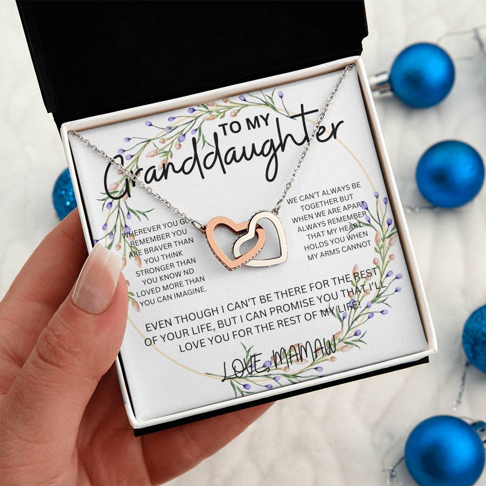 To My Granddaughter - From Mamaw