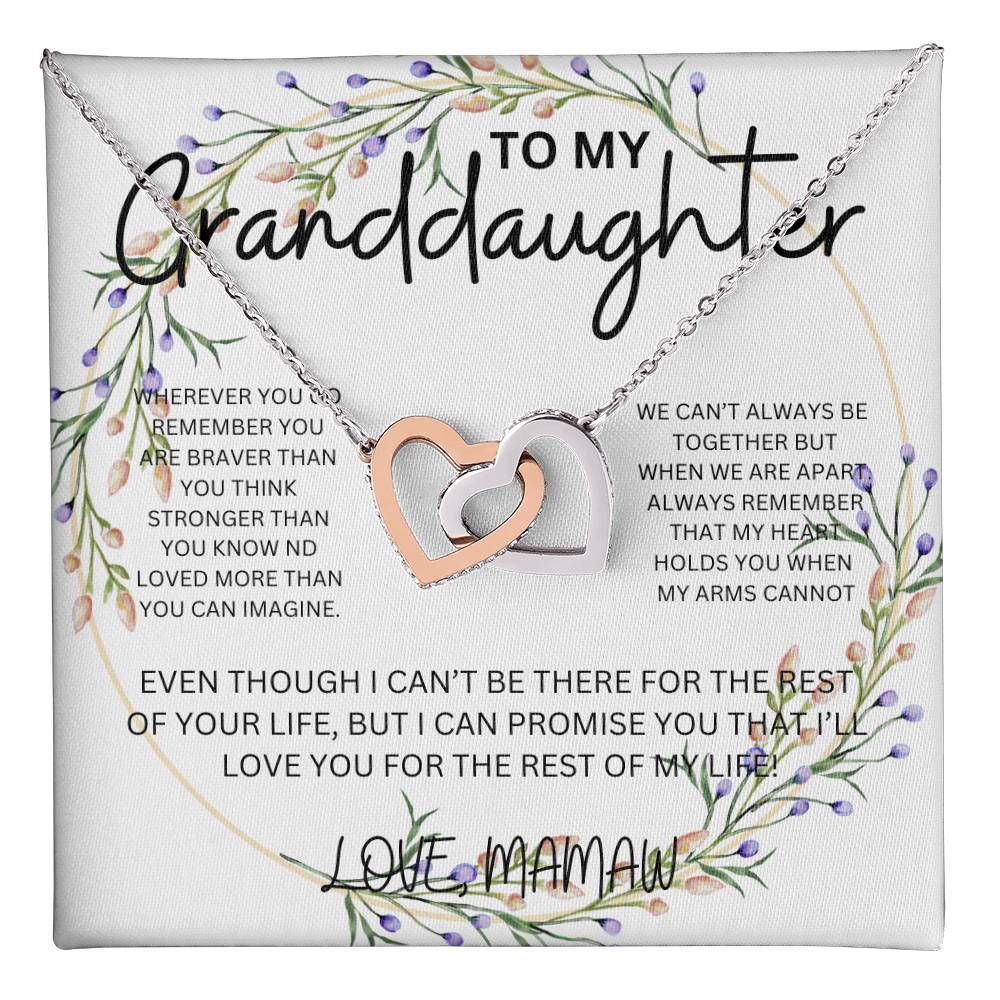 To My Granddaughter - From Mamaw