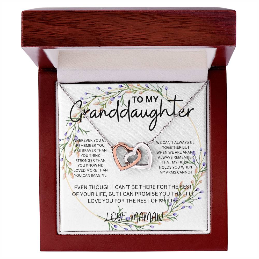 To My Granddaughter - From Mamaw