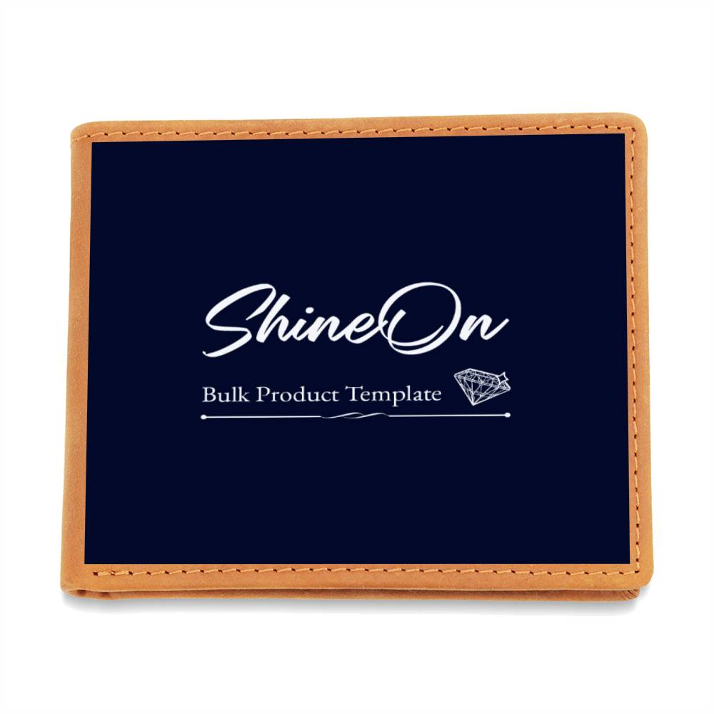Personalized Cowhide Leather Wallet