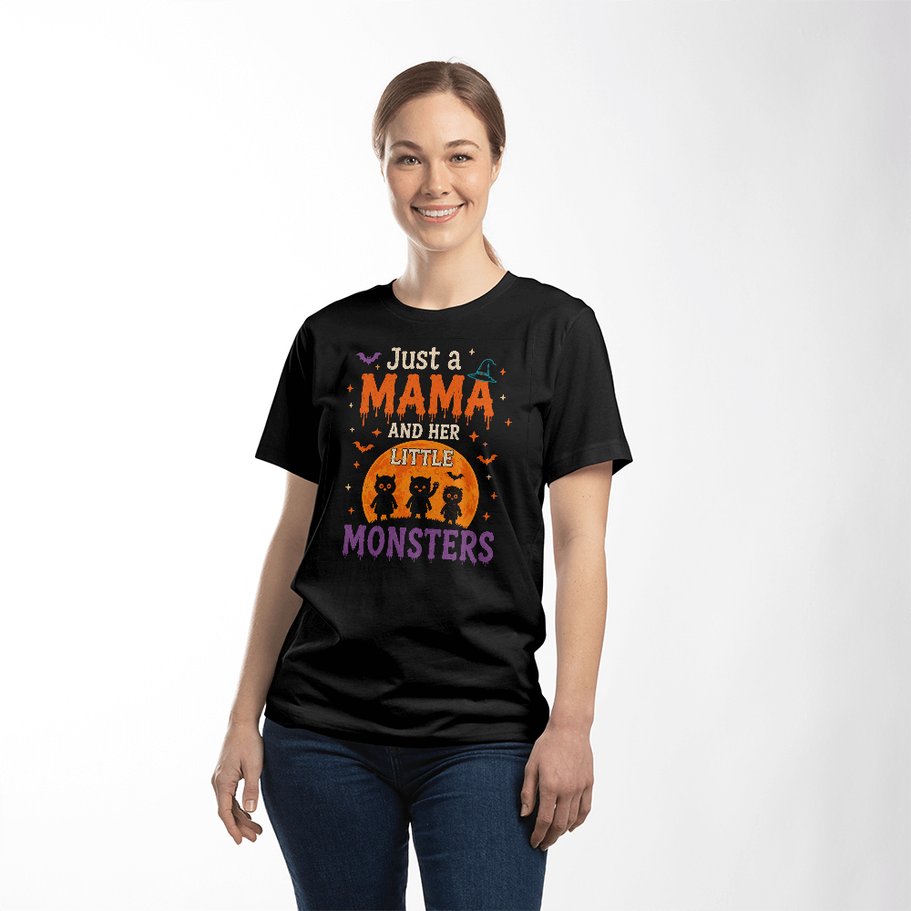 Just A Mama And Her Little Monsters Tee