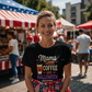 Mama Needs Coffee and Halloween Cheer Tee