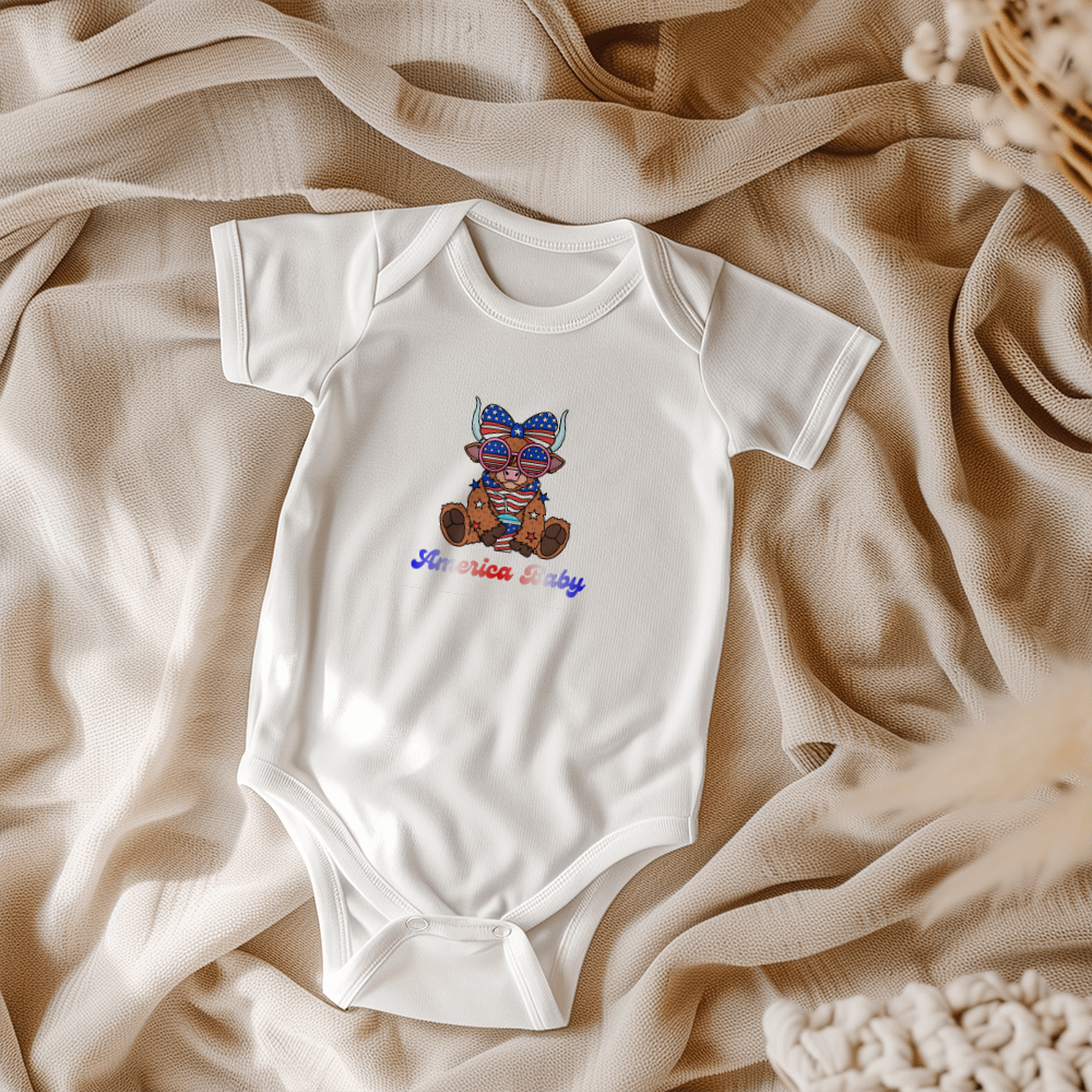 American Baby- Girl Onesie