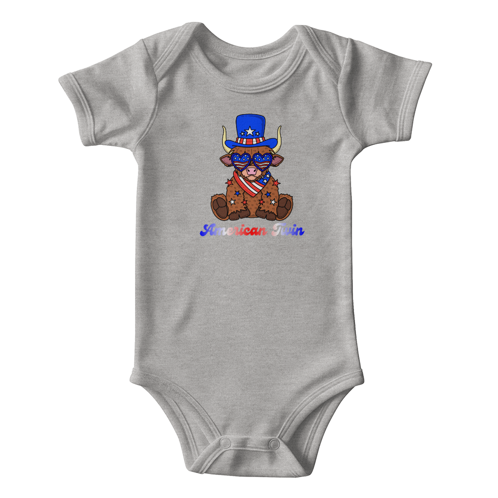 American Twin Boy Onesie